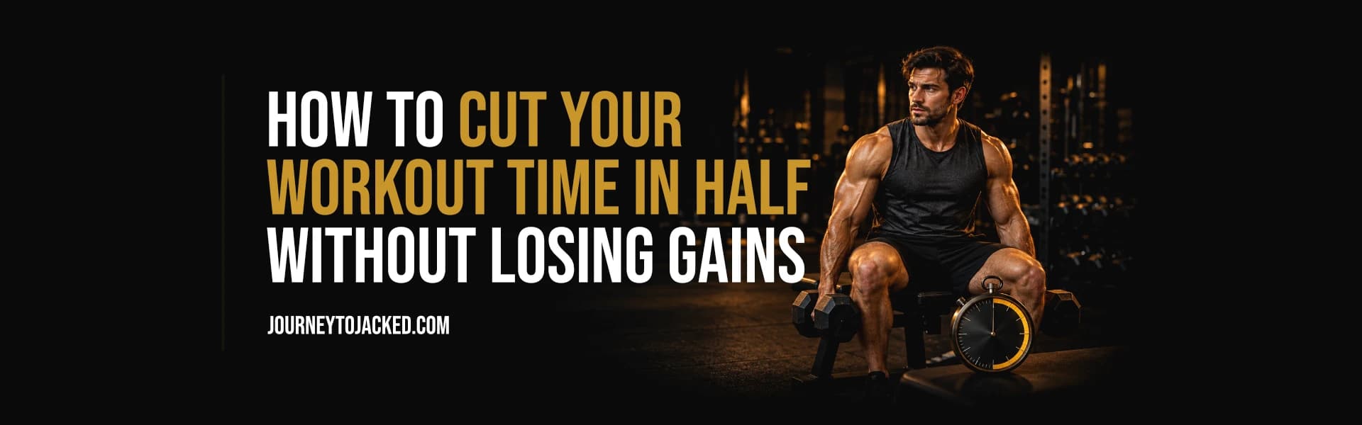 How to Cut Your Workout Time in Half Without Losing Gains